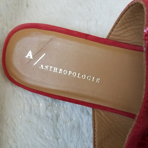 Anthropologie Pom-Strapped Slides - Picture 8 of 9